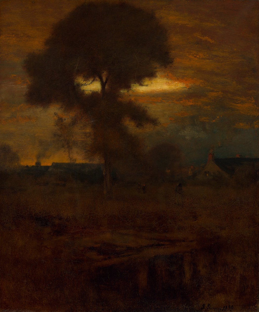 Akşamdan kalma, 1893. by George Inness