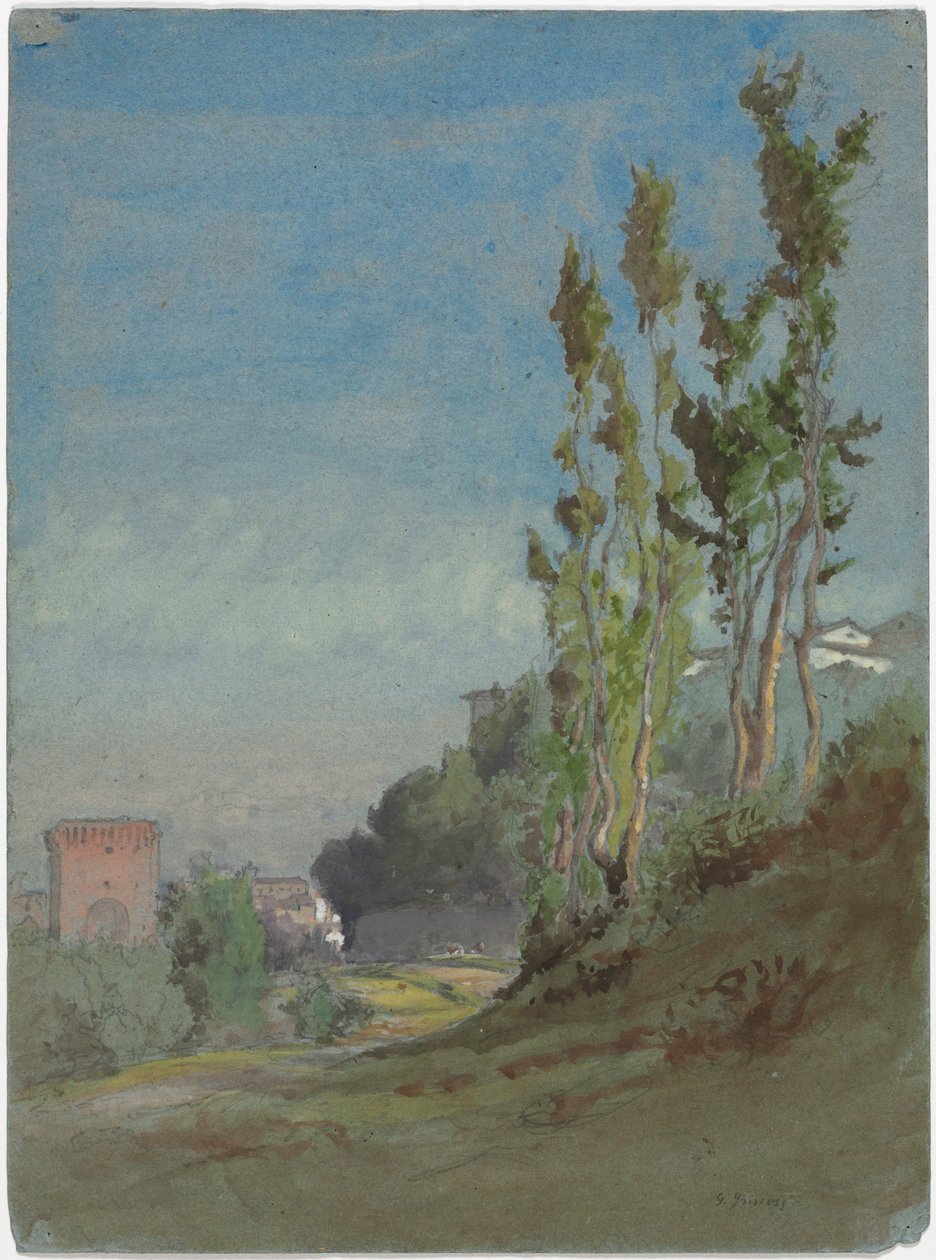 Albano, İtalya, c. 1872. by George Inness