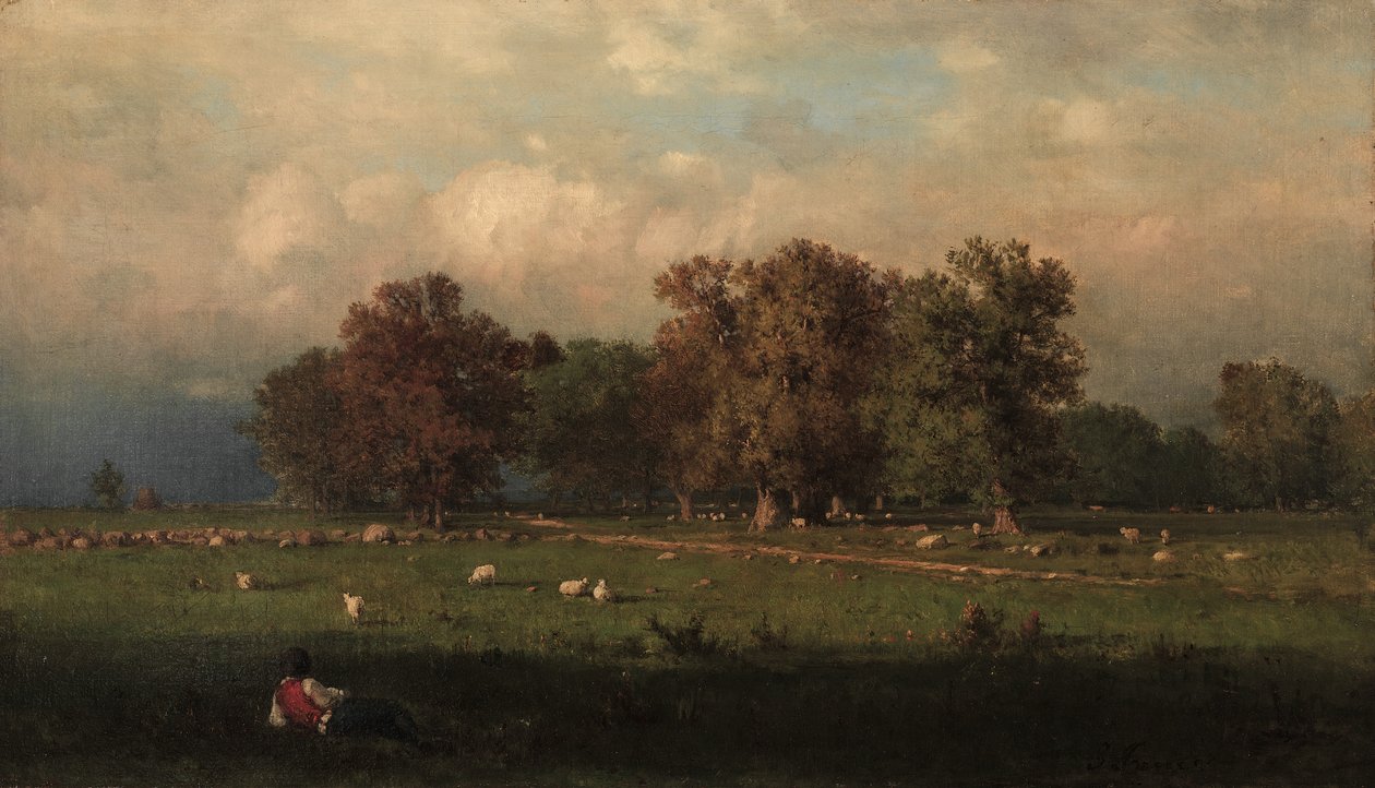 Durham, Connecticut, 1858. by George Inness