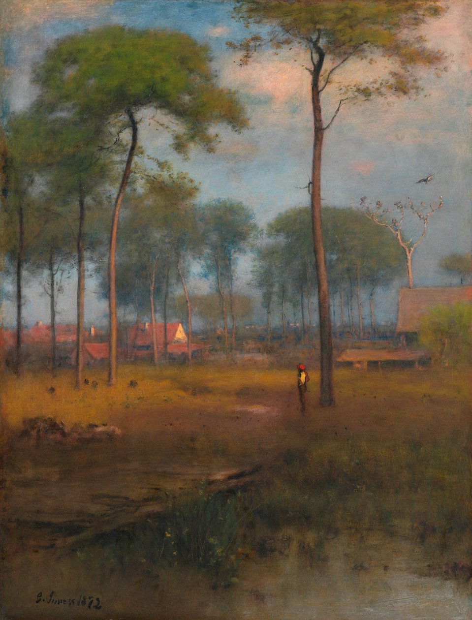 Sabah Erken, Tarpon Springs, 1892. by George Inness