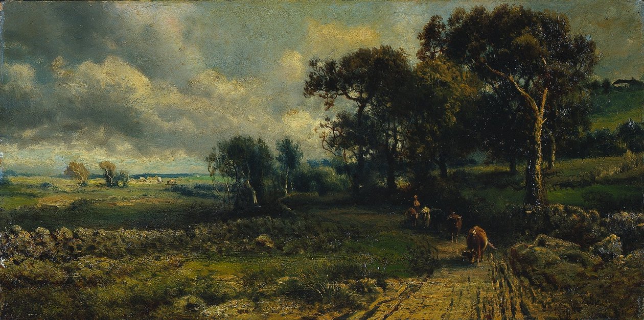 Tüylü Bulutlar, 1881. by George Inness