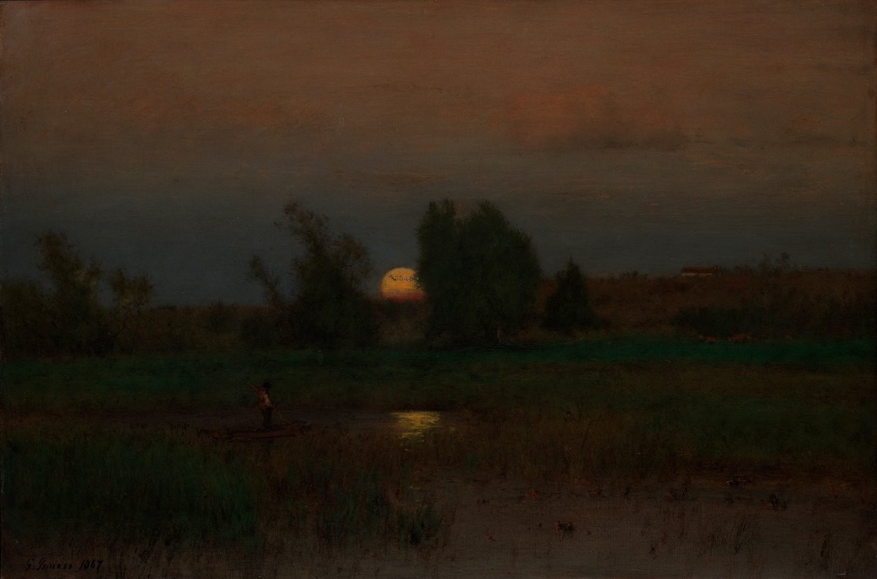 Ayın doğuşu by George Inness