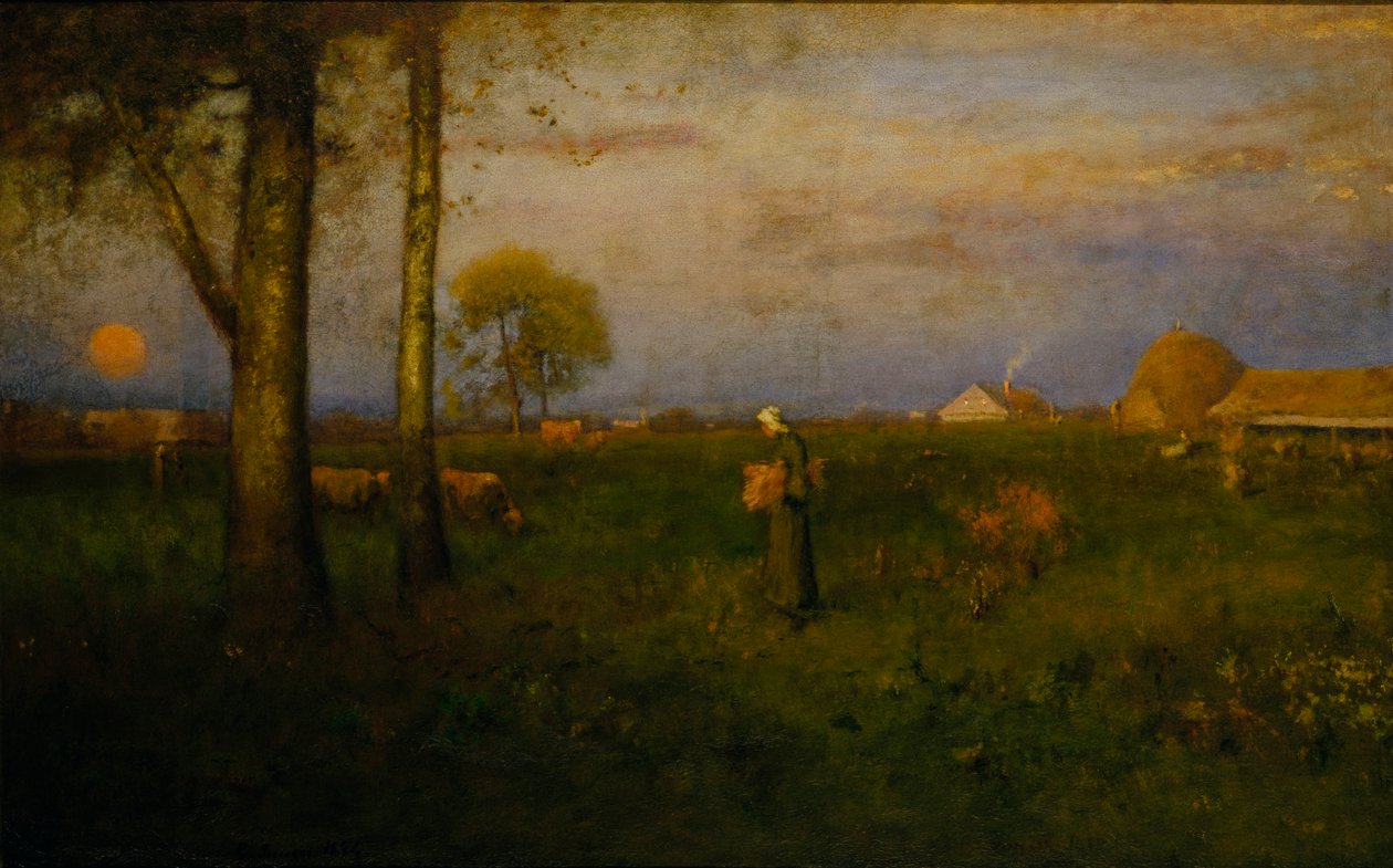 Gün batımı, 1884. by George Inness
