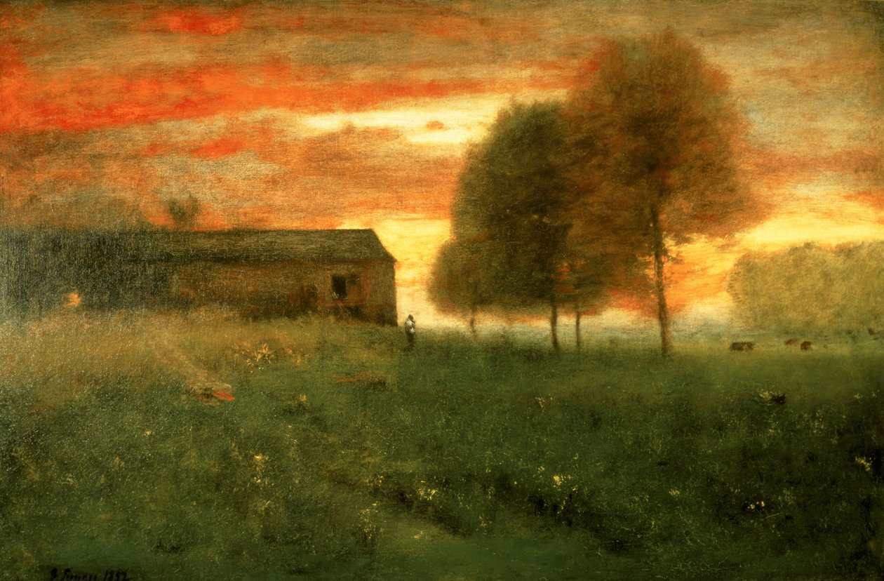 Gün Batımı, Montclair, 1892 by George Inness