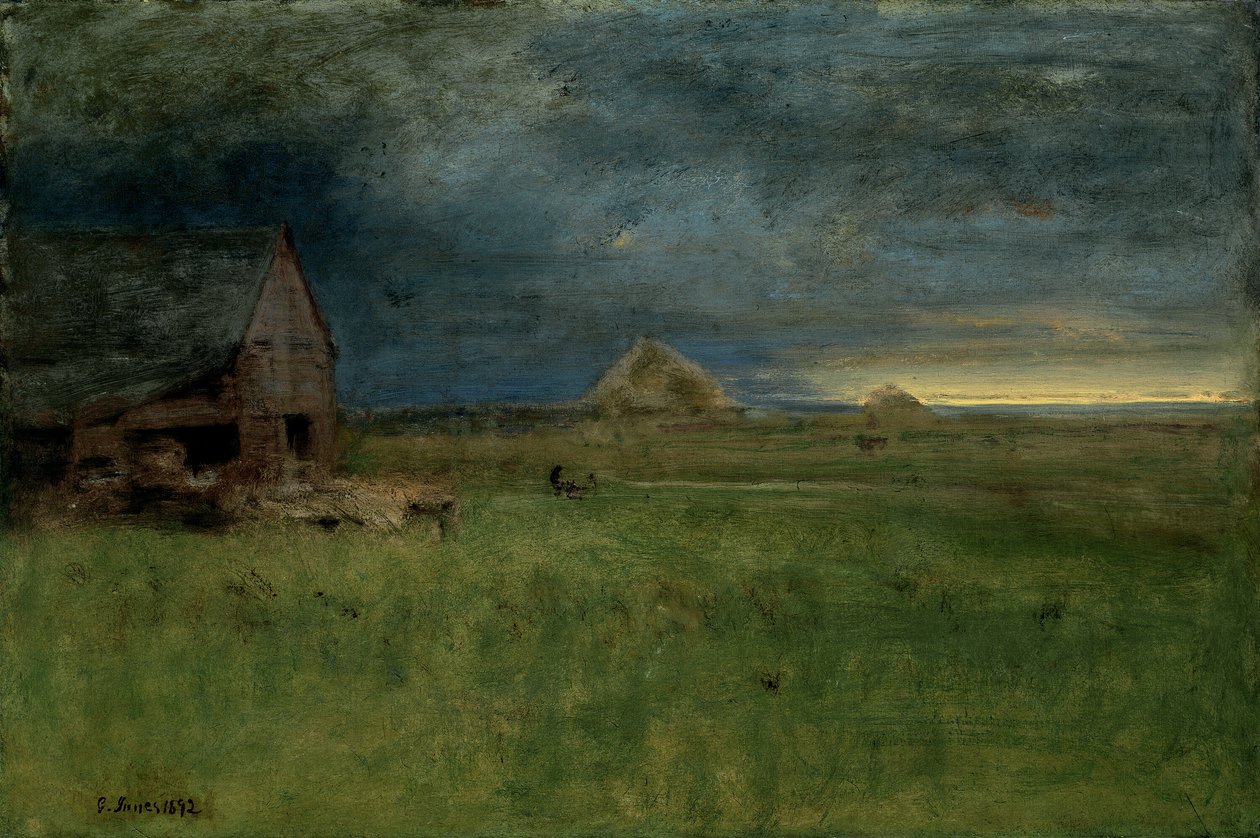 Yalnız Çiftlik, Nantucket, 1892. by George Inness