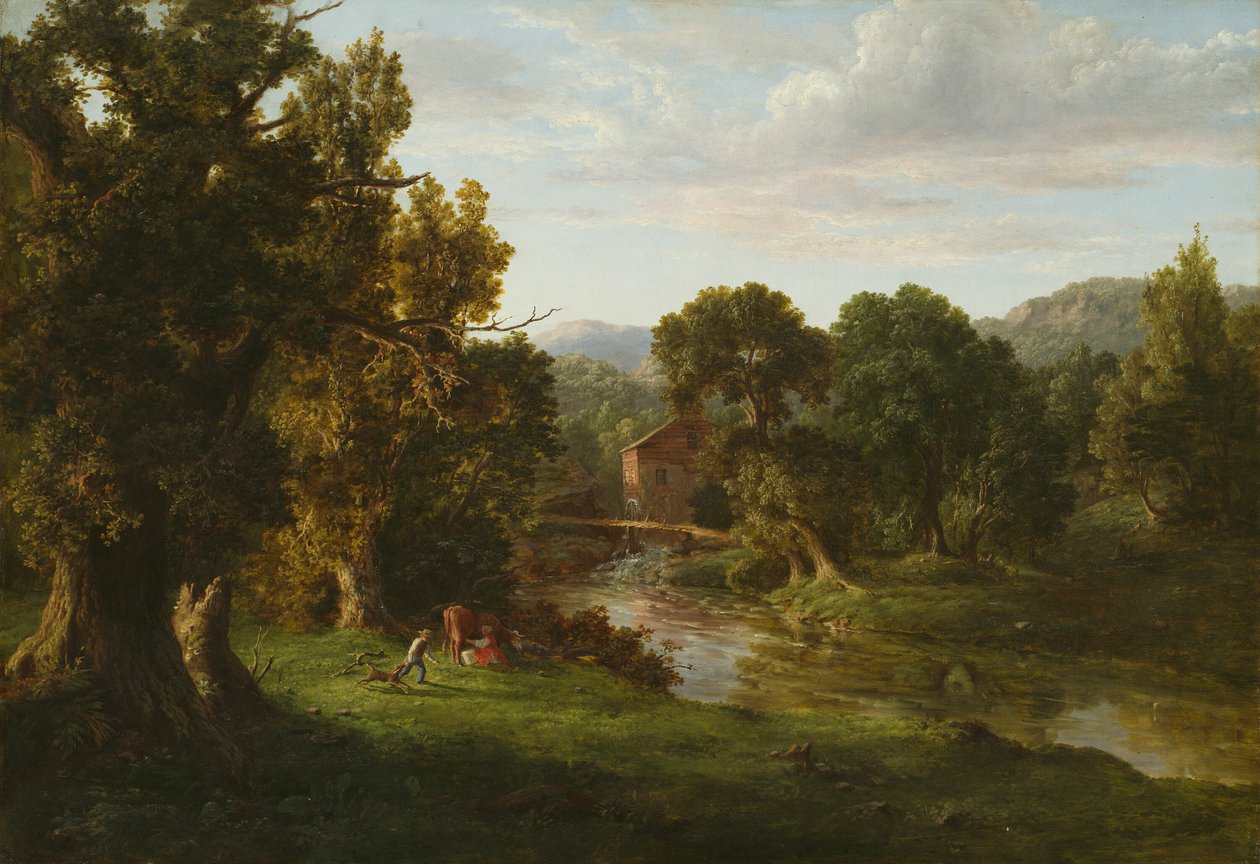 Eski Değirmen, 1849. by George Inness
