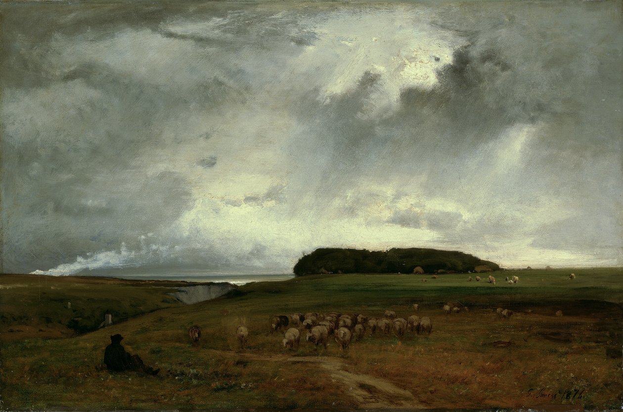 Fırtına, 1876. by George Inness