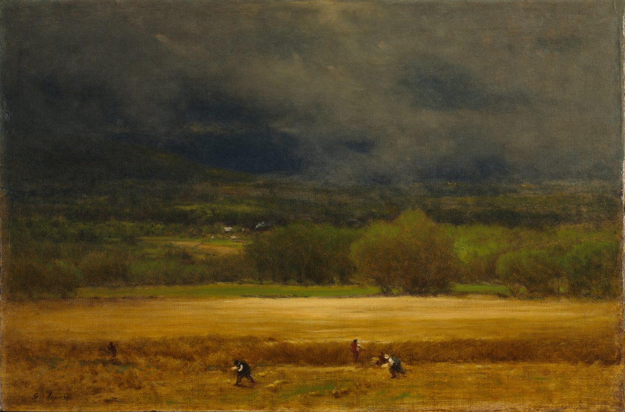 Buğday Tarlası, c. 1875-1877. by George Inness
