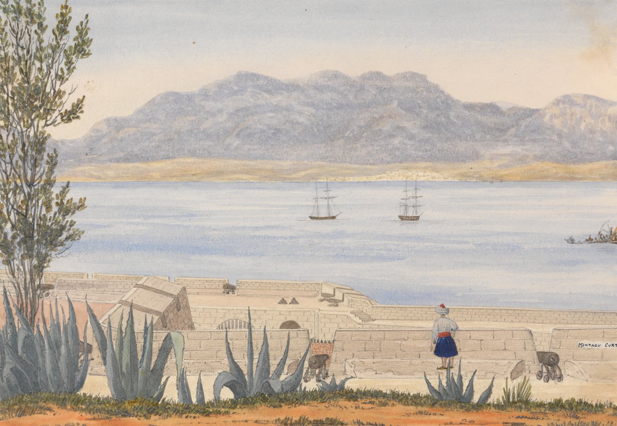 Cebelitarık konumundan Algeciras by George Lothian Hall