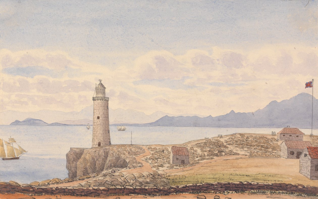 Europa Deniz Feneri, Ceuta, İspanya by George Lothian Hall