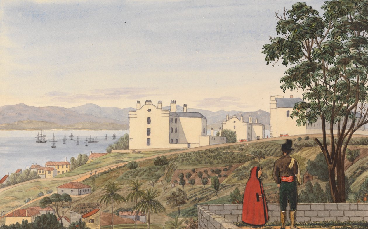 Güney Kışlası, Cebelitarık by George Lothian Hall