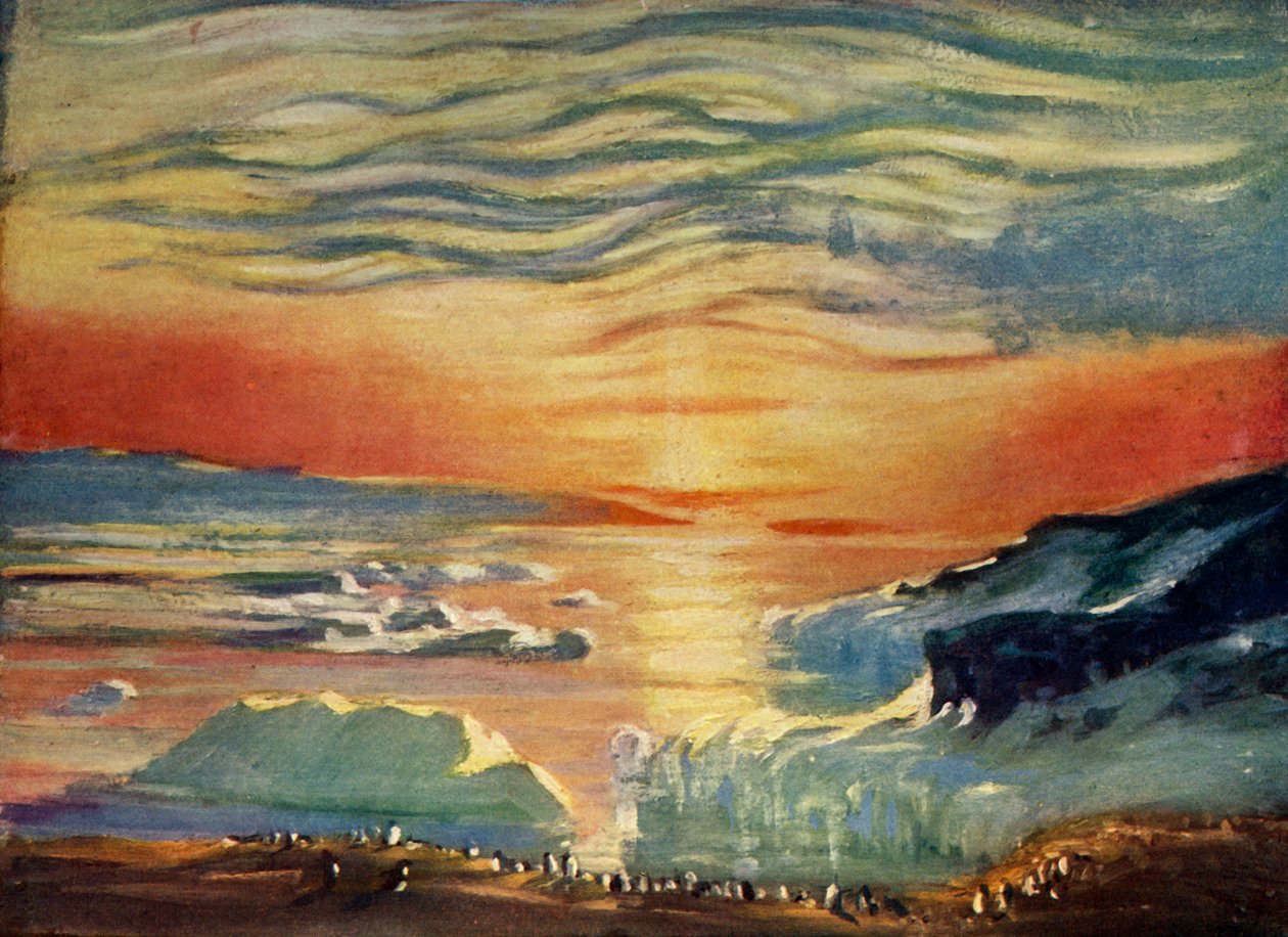 Sonbahar Gün Batımı, c1908, 1909 by George Marston