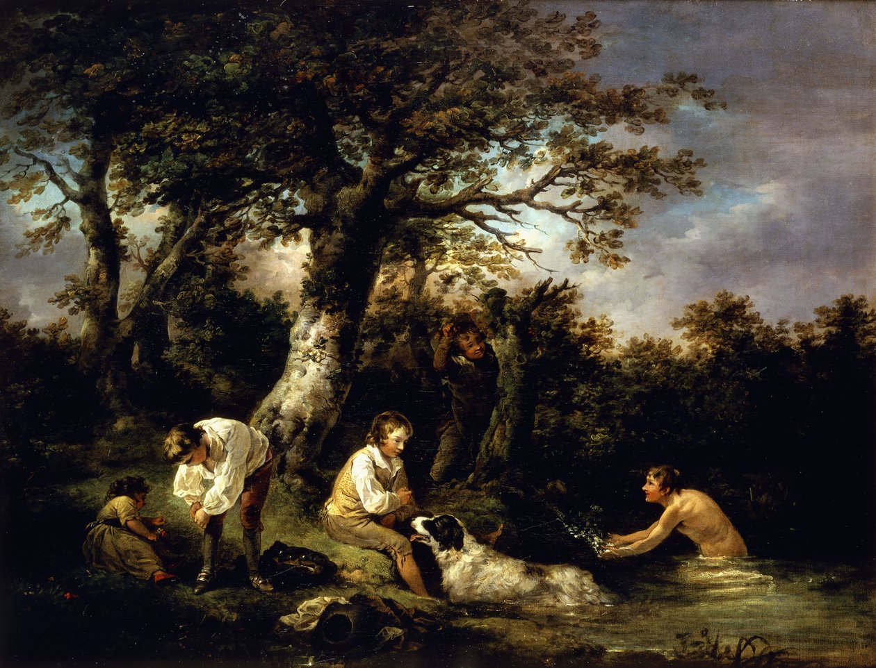 erkek banyo, by George Morland