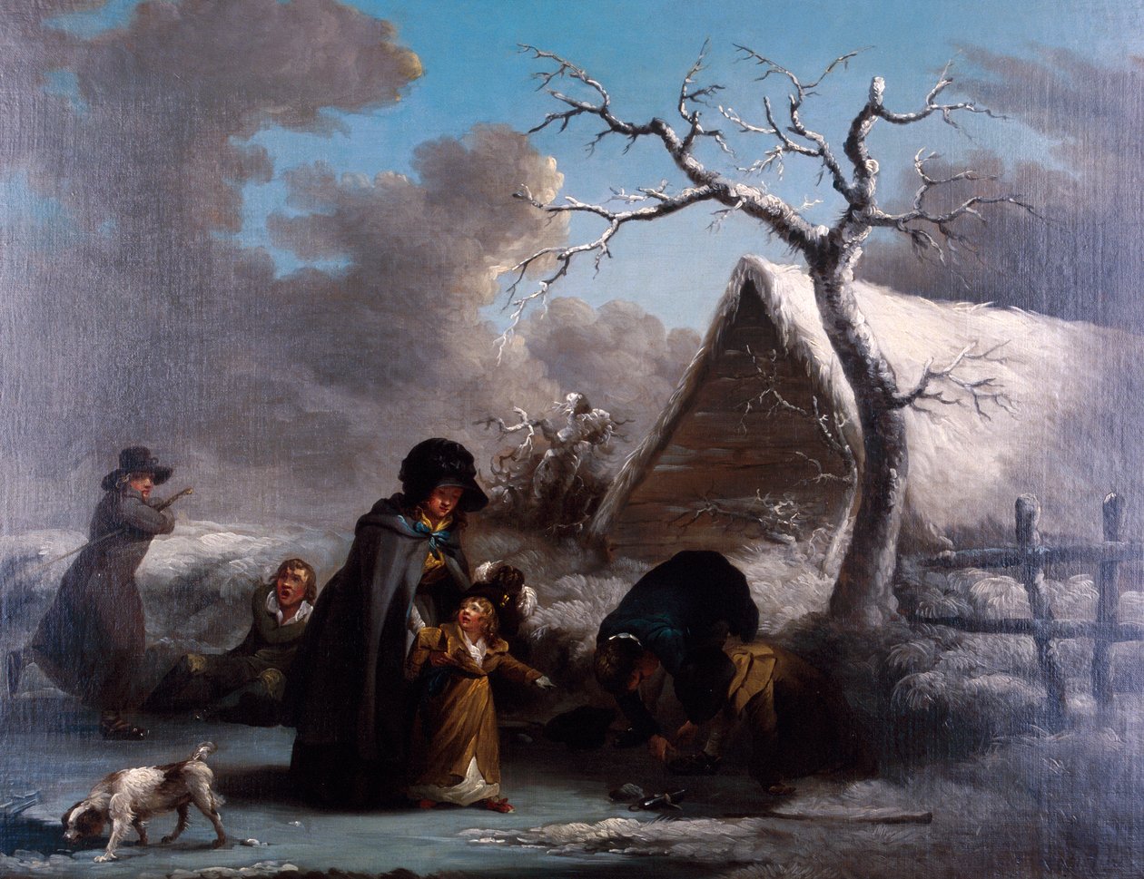"Paten kayması", 1792. by George Morland