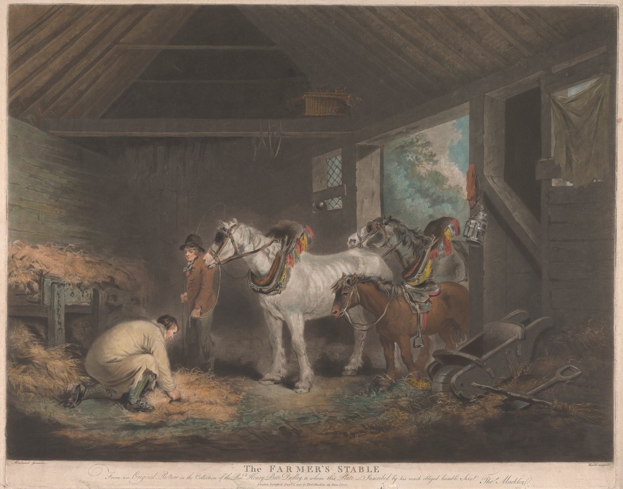 Çiftçinin Ahırı by George Morland