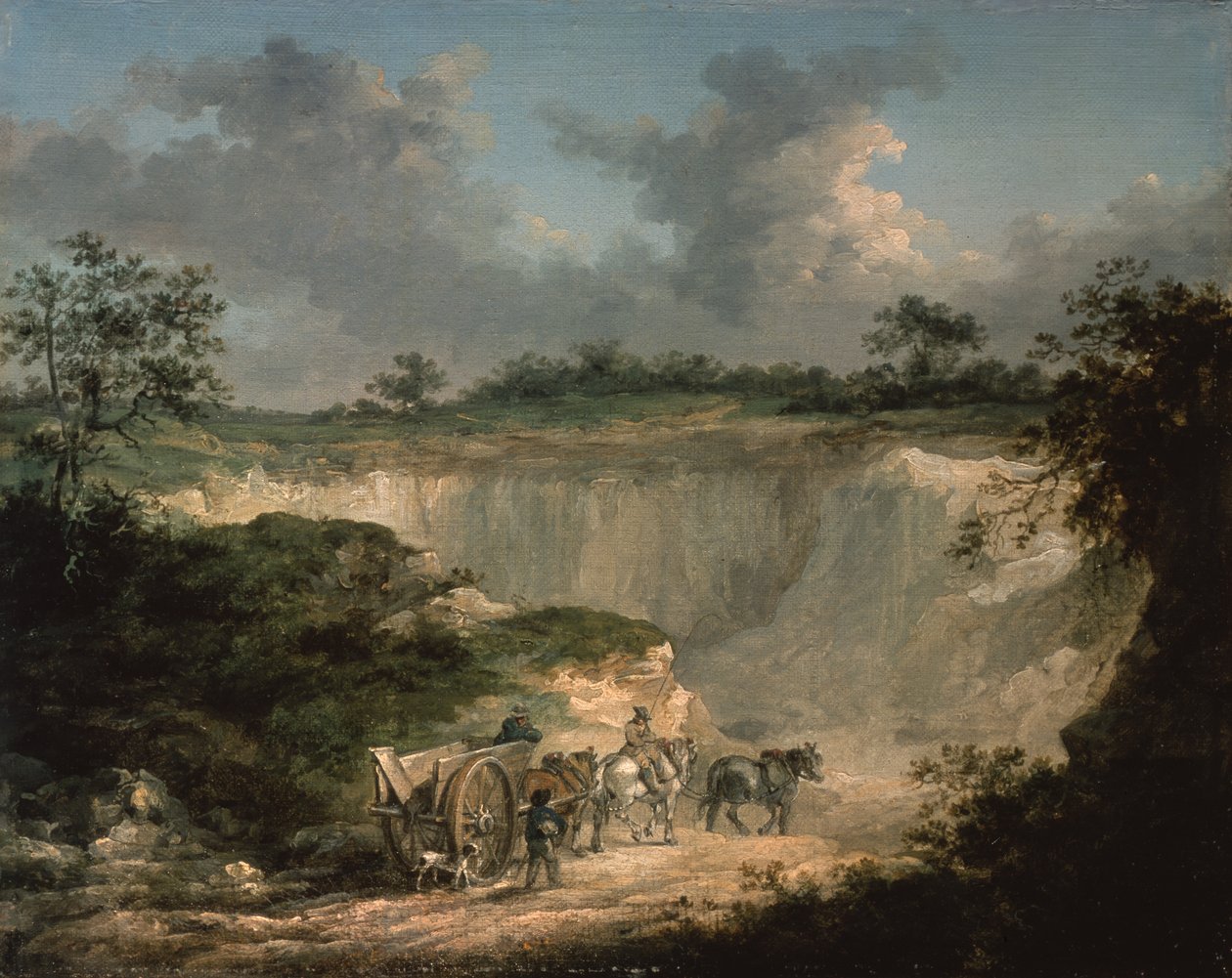 Taş ocağı by George Morland