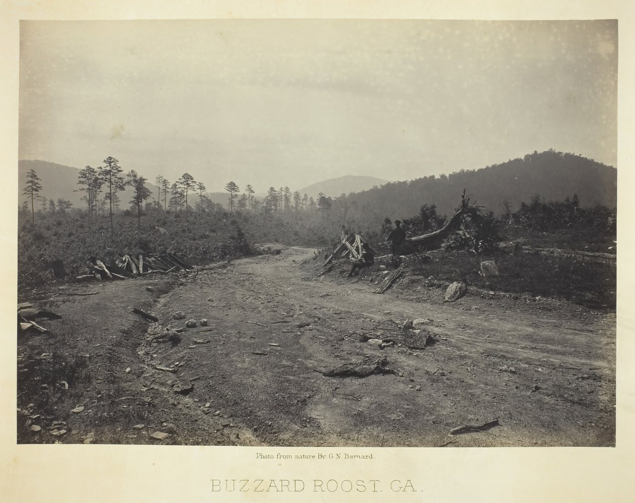Buzzard Roost, GA, 1866. by George N. Barnard