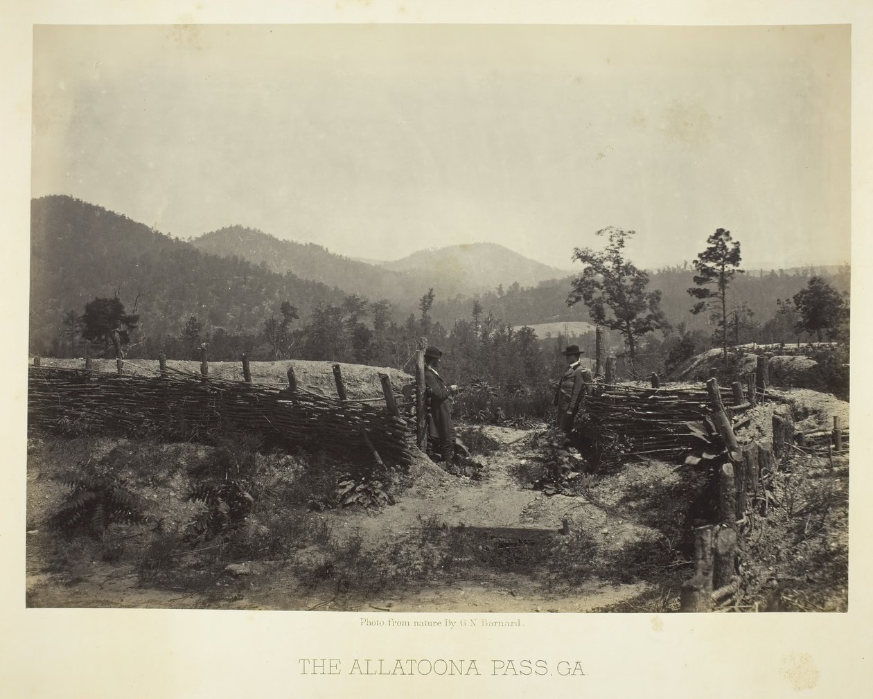 Allatoona Geçidi, GA, 1866. by George N. Barnard