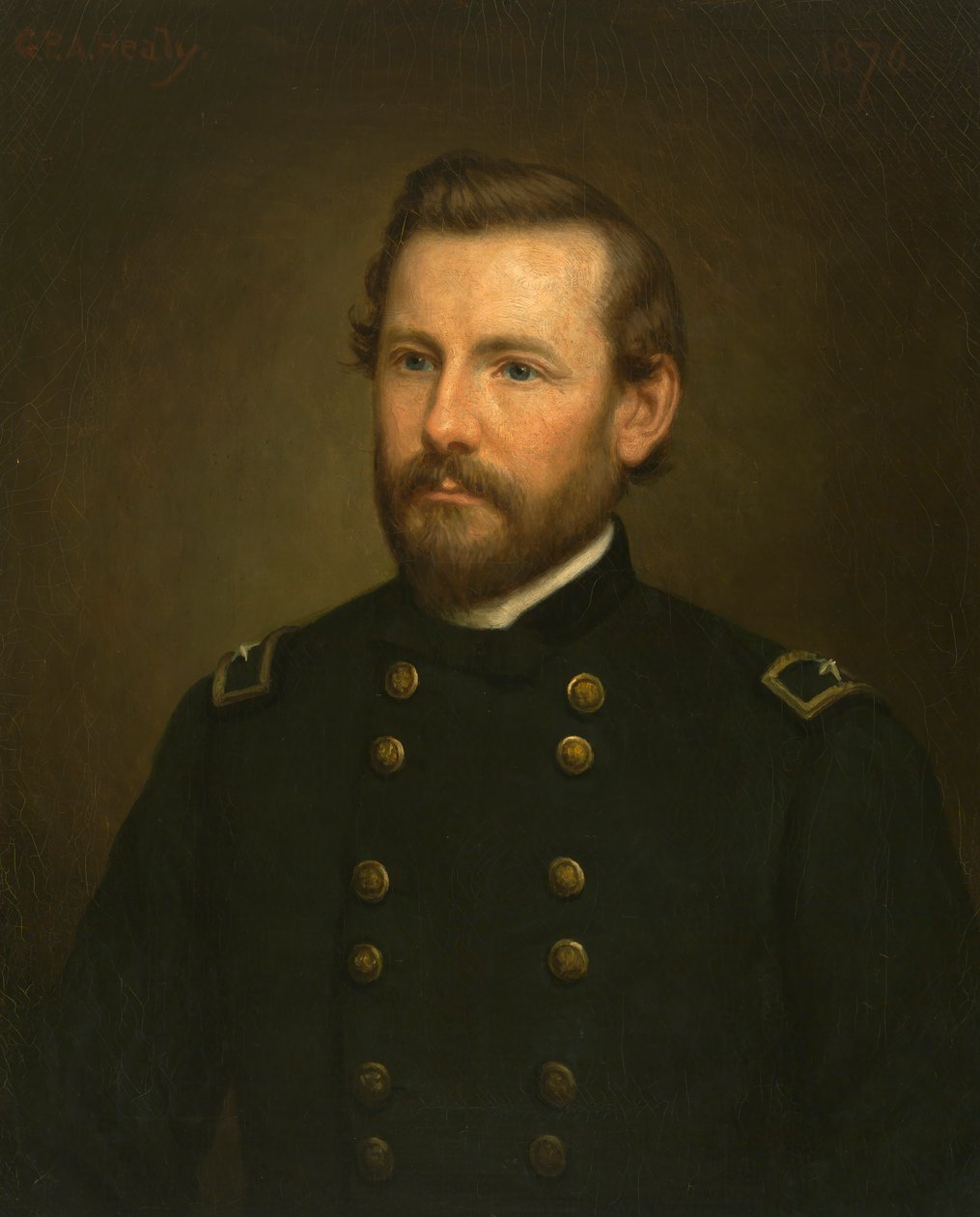 Albert James Myer, 1876. by George Peter Alexander Healy