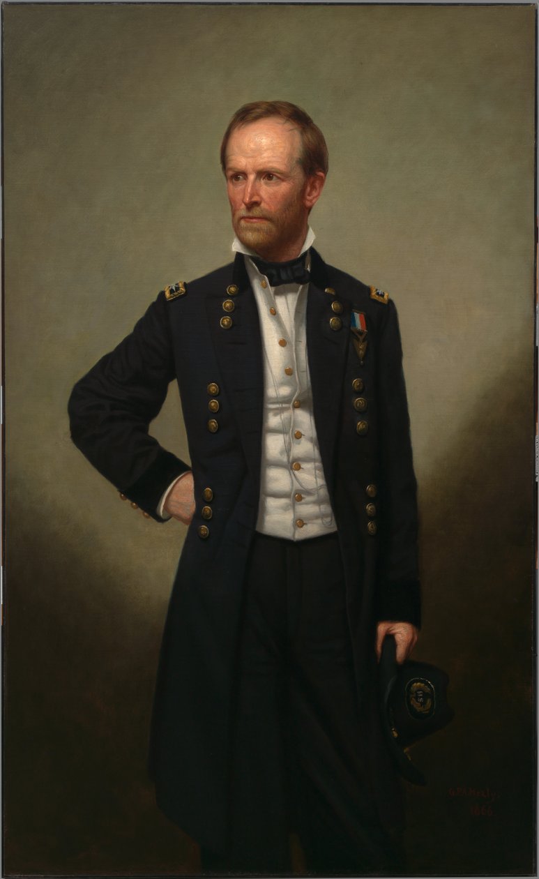 William T. Sherman, 1866. by George Peter Alexander Healy