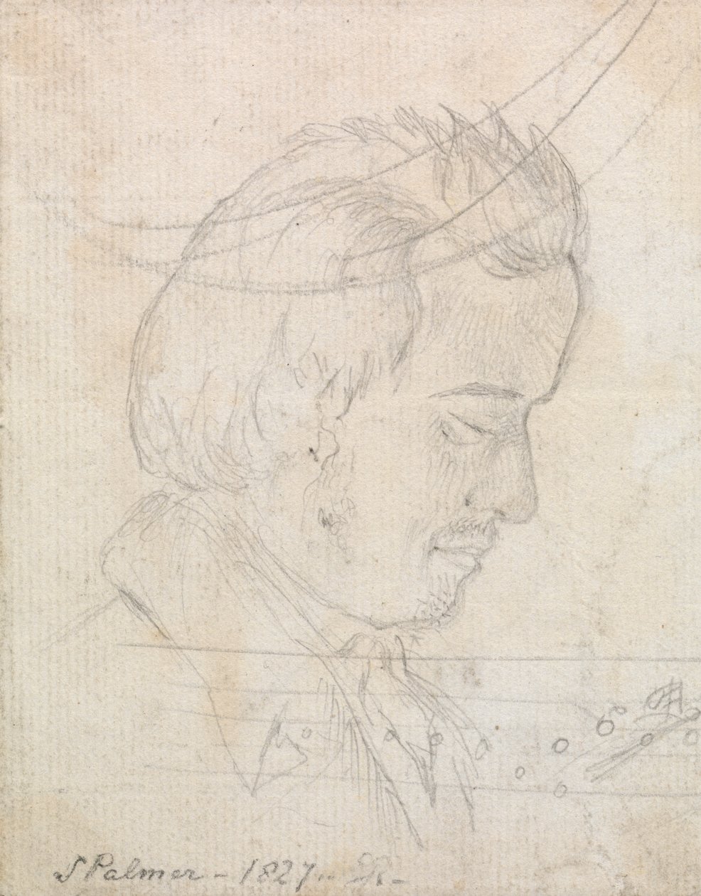 Samuel Palmer'ın Portre Başkanı by George Richmond