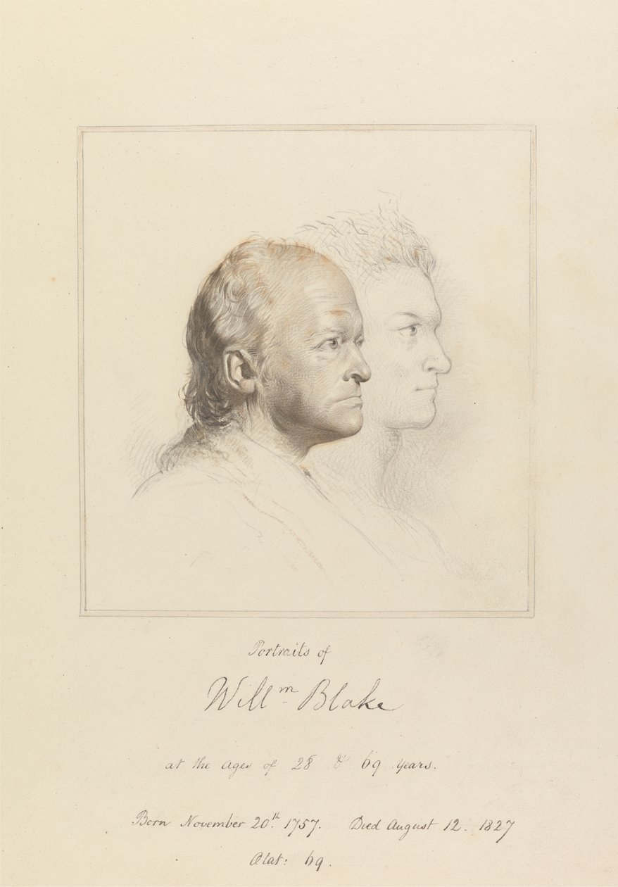 Gençlik ve Yaşta William Blake by George Richmond