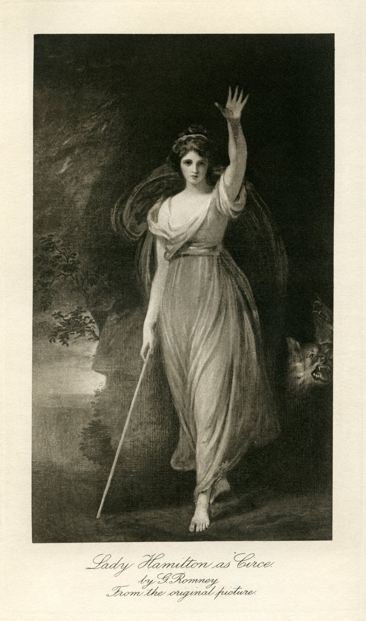 Emma Leydi Hamilton by George Romney
