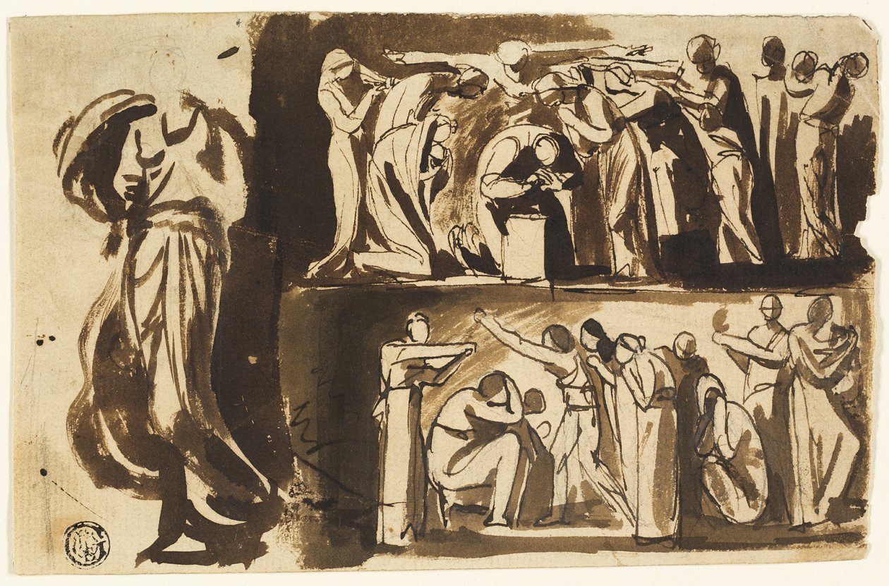Figür Çalışmaları by George Romney