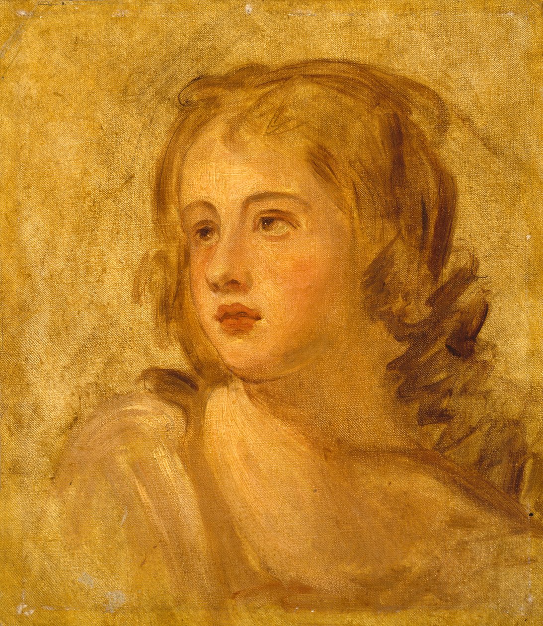 Bir Kadının Başı, c.1782-86 by George Romney