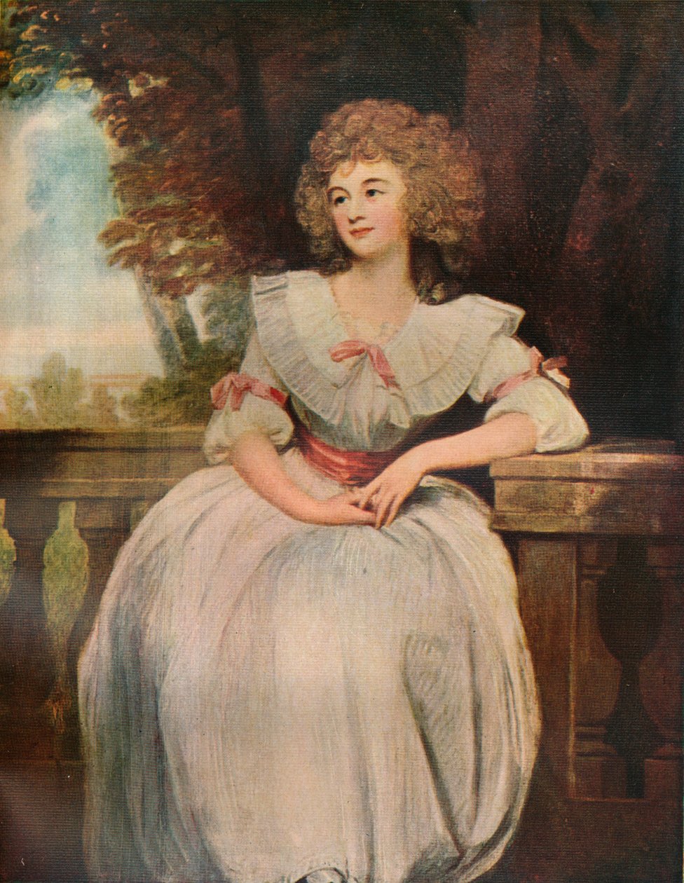 Bayan Mark Currie, 1789. by George Romney