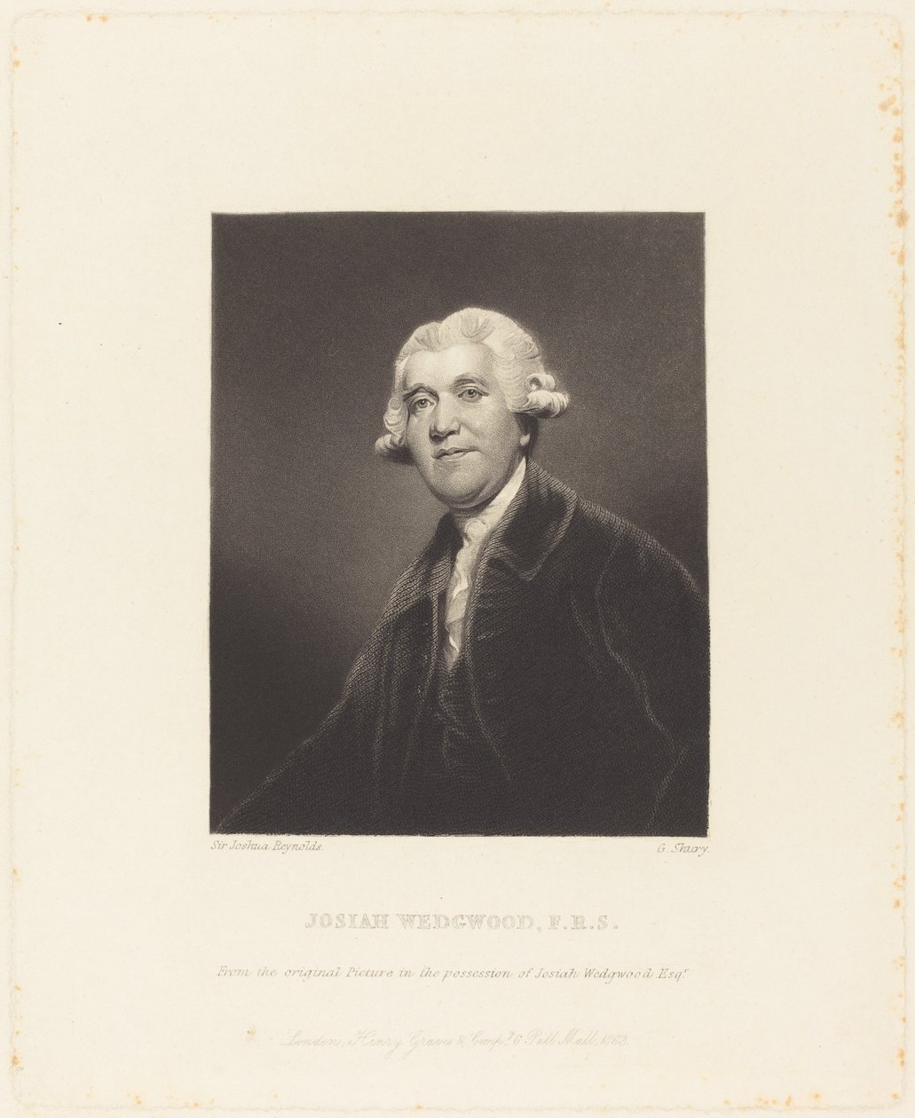 Josiah Wedgwood by George Salisbury Shury after Sir Joshua Reynolds