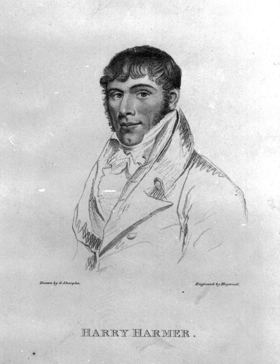 Hopwood tarafından kazınmış Harry Harmer, by George Sharples