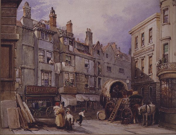 Londra Sokak Sahnesi by George Sidney Shepherd