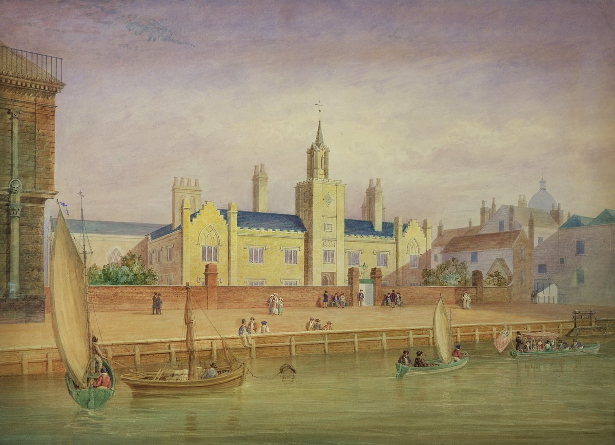 Trinity Almshouses, Greenwich c.1825 by George Smith