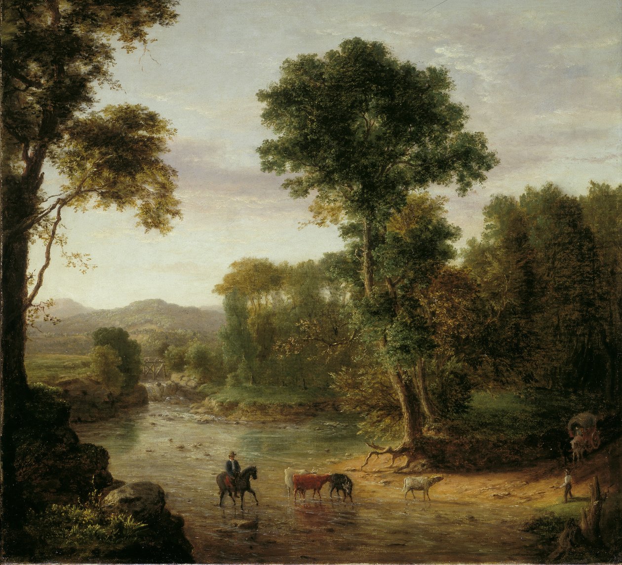 Ford'u geçmek by George Snr. Inness