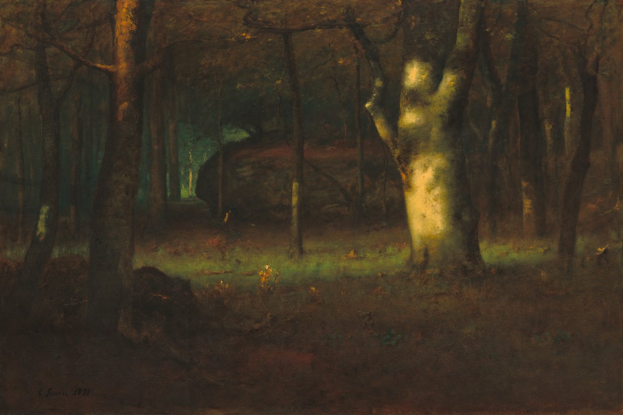 Ormanda Gün Batımı, 1891 by George Snr. Inness