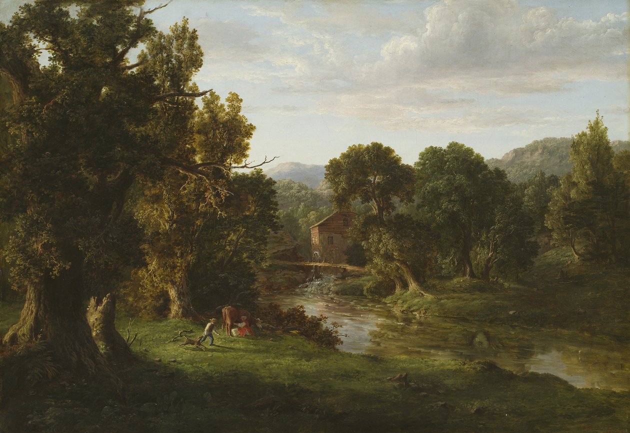 Eski Değirmen, 1849 by George Snr. Inness