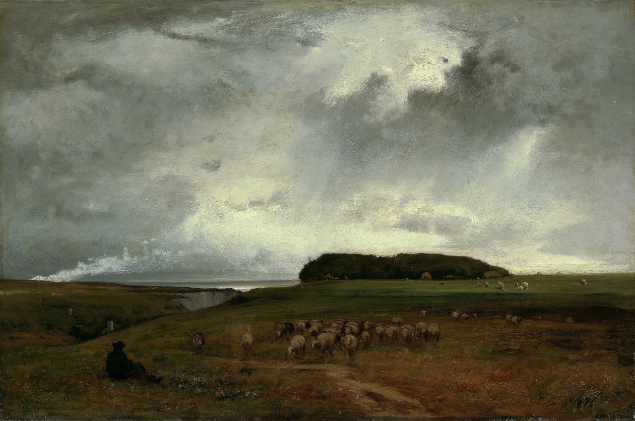 Fırtına, 1876 by George Snr. Inness