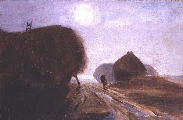 Ay Işığında Hayricks by George Soper