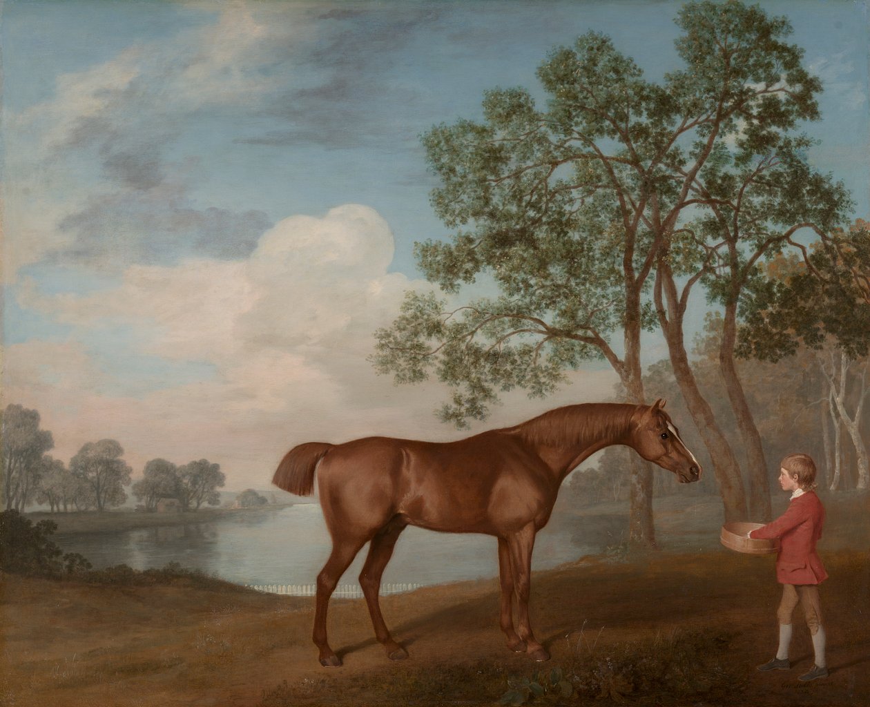 Ahır delikanlı ile balkabağı by George Stubbs