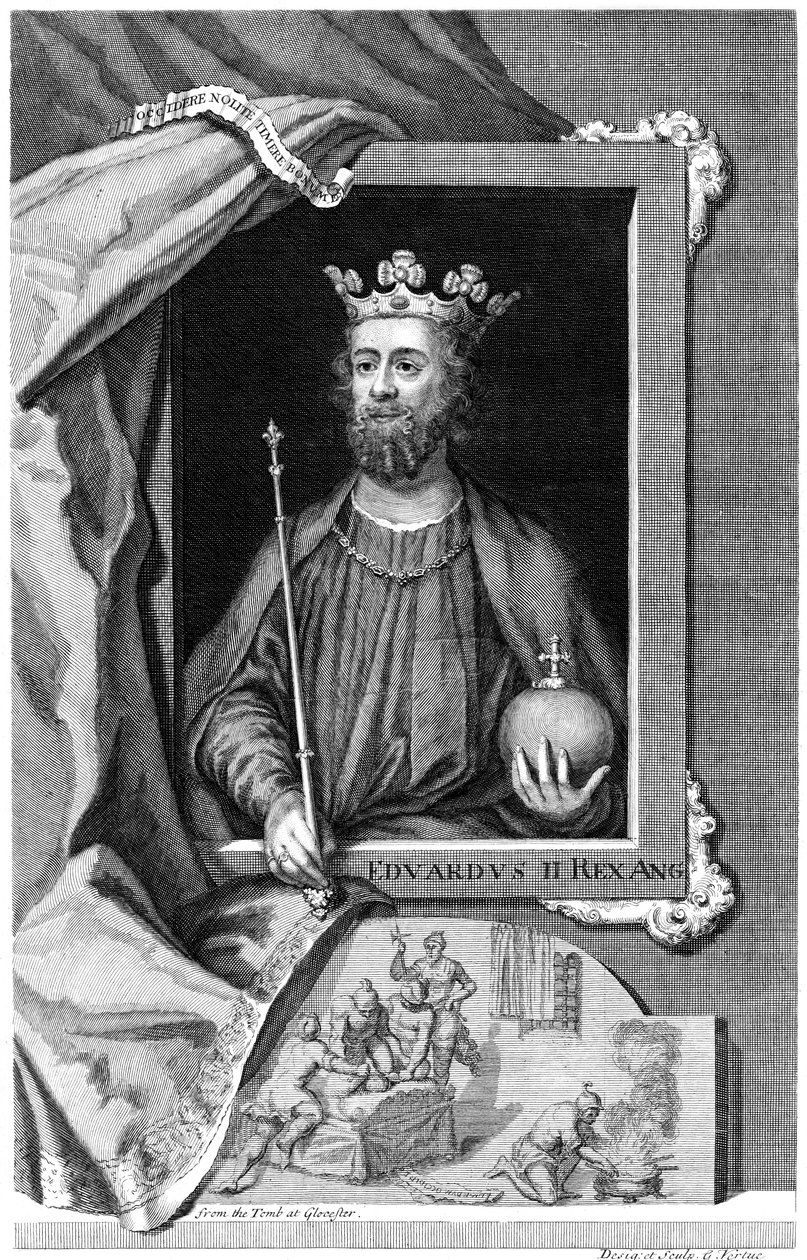 İngiltere Kralı II. Edward. 18. yüzyıl by George Vertue