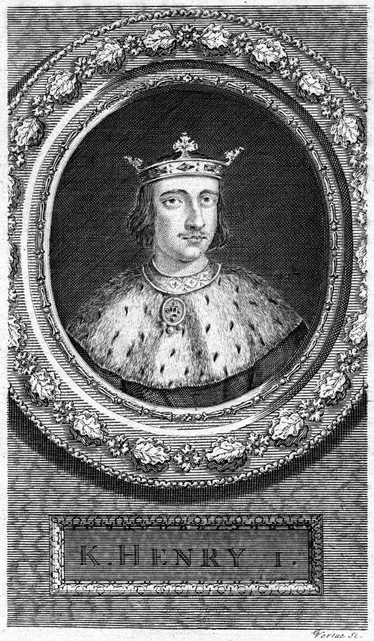 Henry I, İngiltere Kralı. by George Vertue