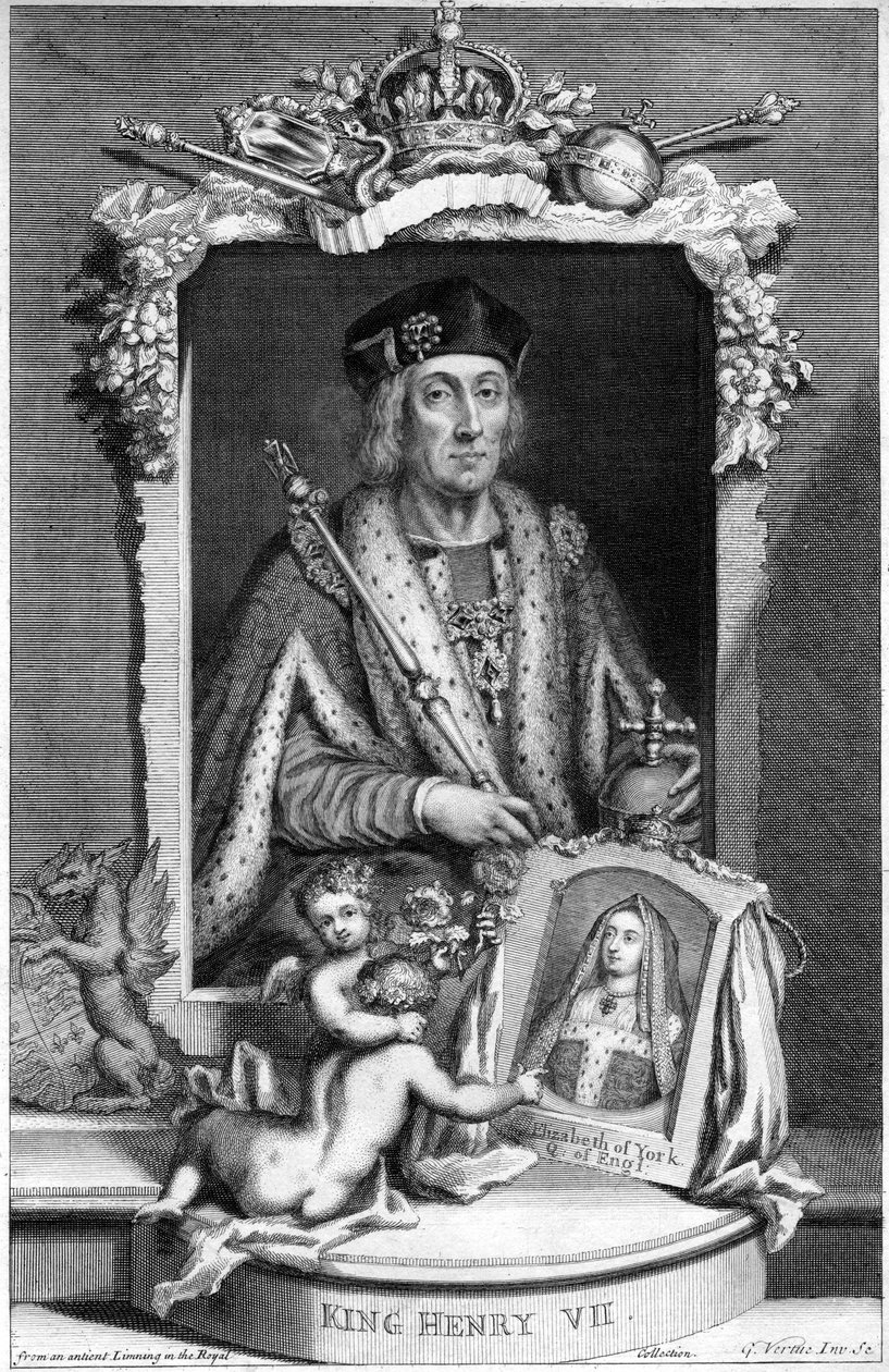 İngiltere Kralı VII. Henry, 18. yüzyıl. by George Vertue