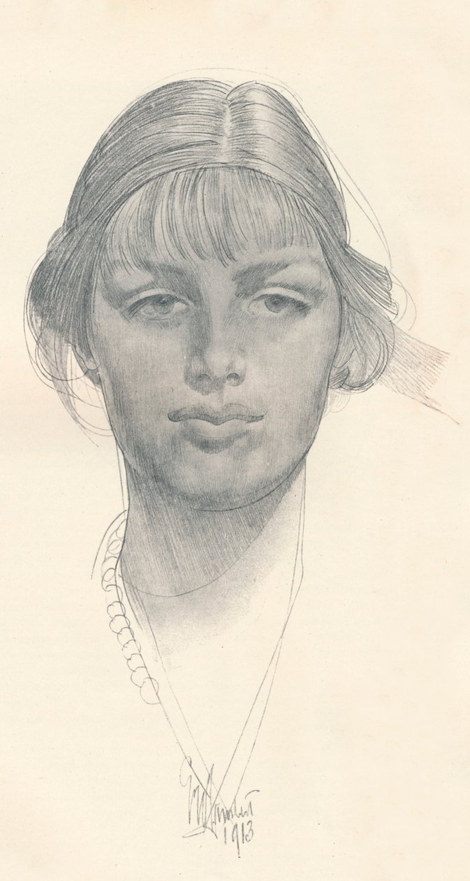 Adil Kız, c1914. by George Washington Lambert