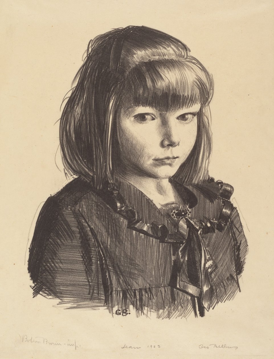 Jean 1923, 1923. by George Wesley Bellows