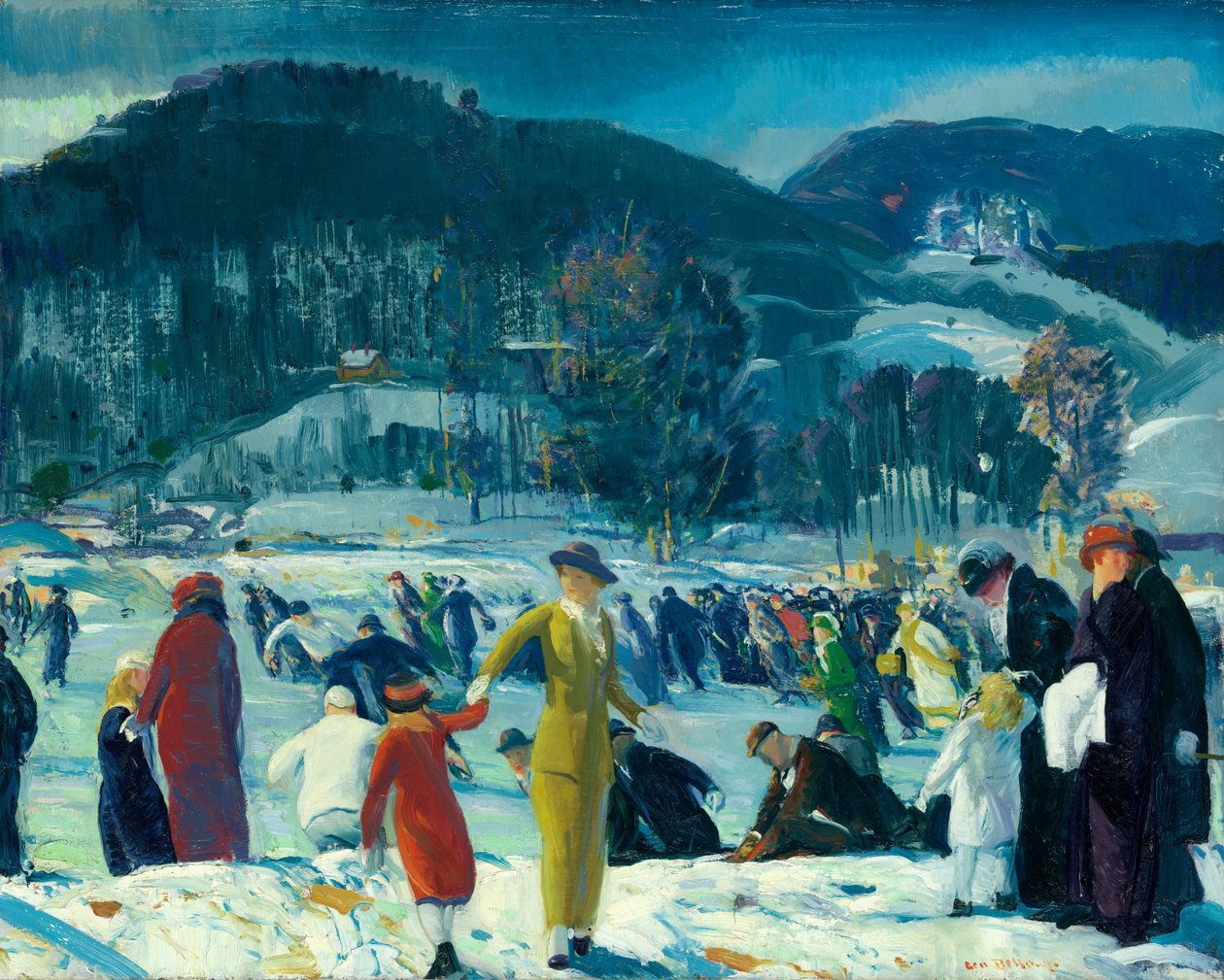 Kış Aşkı, 1914. by George Wesley Bellows