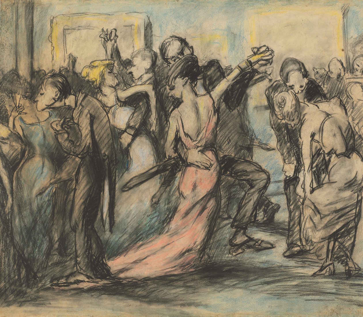 Toplum Balosu [verso], c. 1907. by George Wesley Bellows