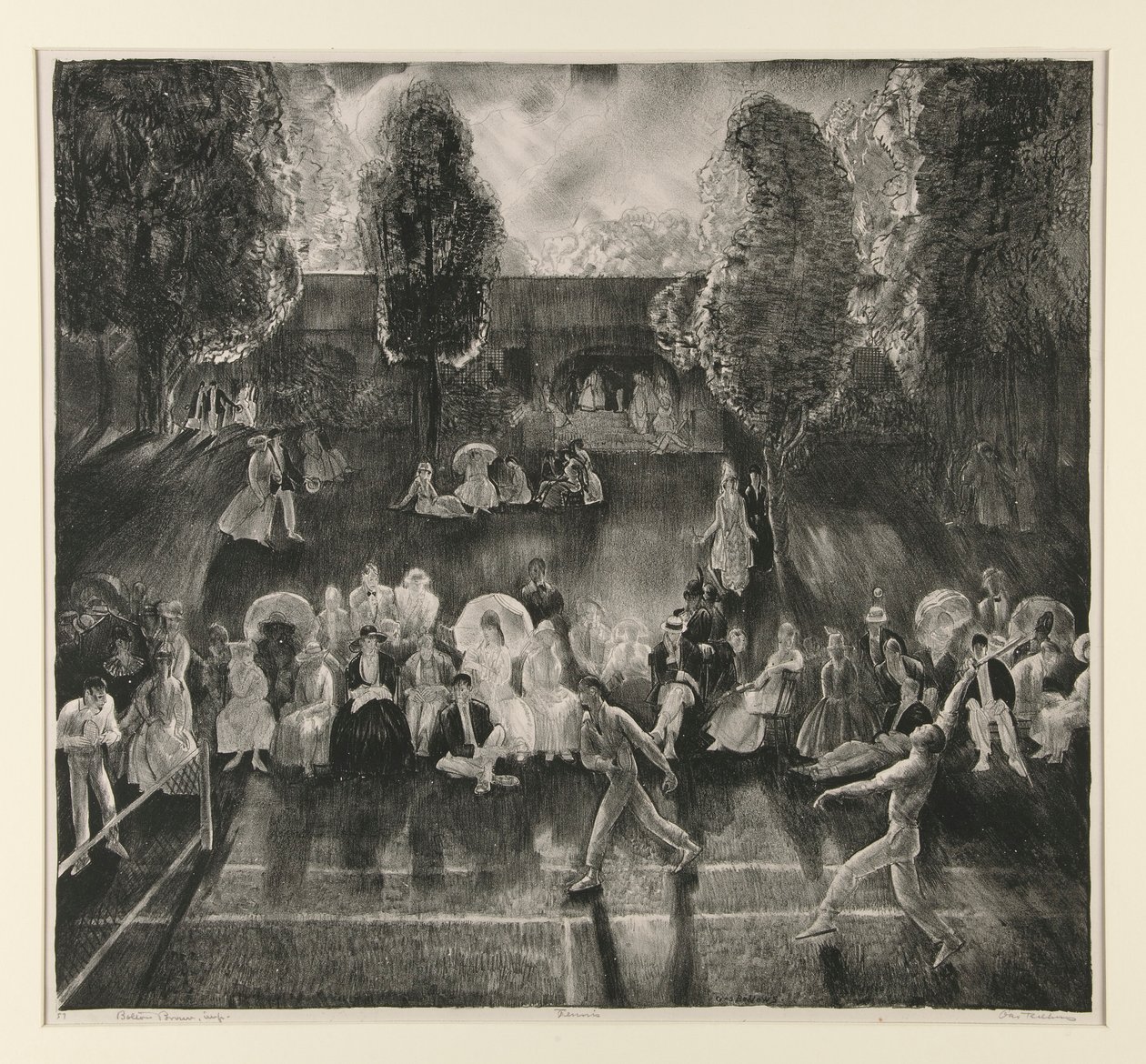 Tenis by George Wesley Bellows