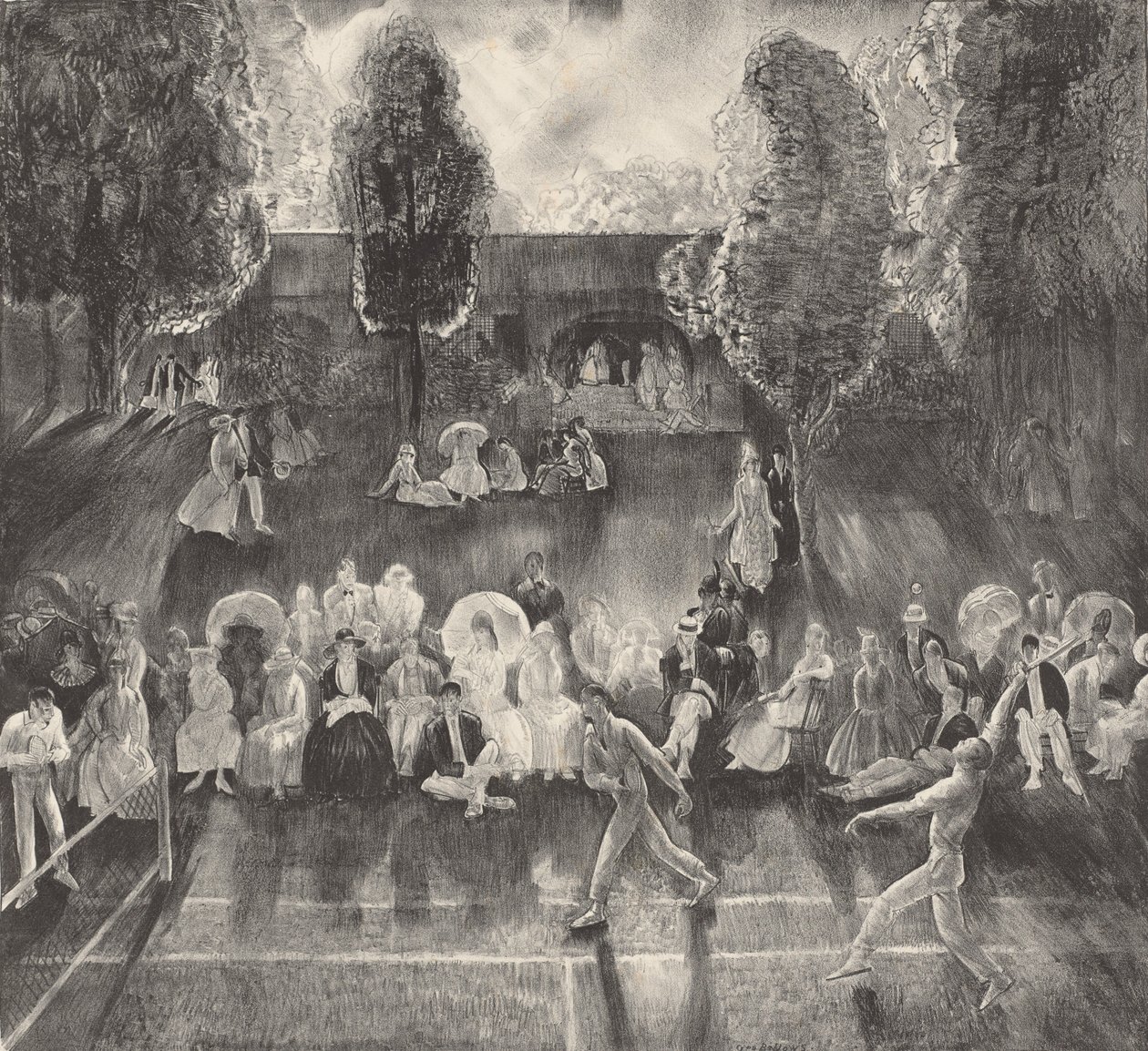 Tenis, 1920. by George Wesley Bellows