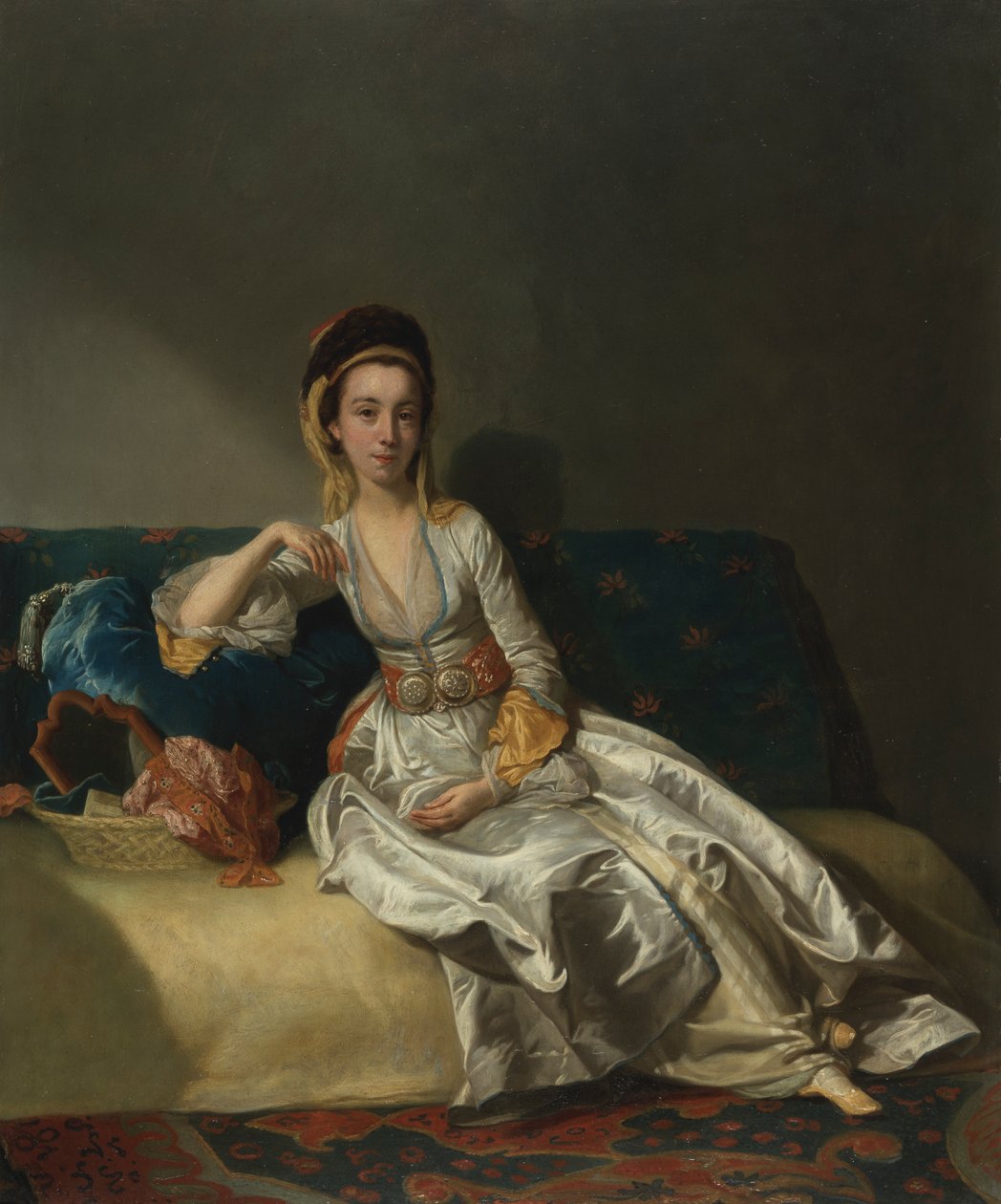 Nancy Parsons Türk elbisesiyle by George Willison